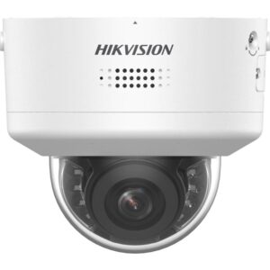 Hikvision 4 MP Smart hybrid light with Darkfighter S Strobe Light and Audible Warning Motorized Varifocal Dome Network Camera