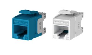 Hikvision Cat6a Unsheilded 180° Punch Down Keystone Jack (DS-1CK6AU180T; DS-1CK6AU180T)