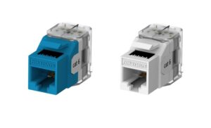 Hikvision Cat6 Unsheilded 180° Toolless Keystone Jack (DS-1CK6U180N; DS-1CK6U180N)