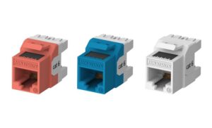 Hikvision Cat6 Unsheilded 180° Punch Down Keystone Jack (DS-1CK6U180T; DS-1CK6U180T; DS-1CK6U180T)