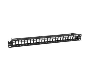 Hikvision Unsheilded 24-port Blanck Patch Panel, 1U (DS-1CP0U24-1U)