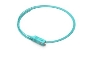 Hikvision OM3 Fiber Optic Pigtail, SC/UPC (DS-1PTSM3SCUL)