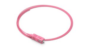 Hikvision OM4 Fiber Optic Pigtail, SC/UPC (DS-1PTSM4SCUL)
