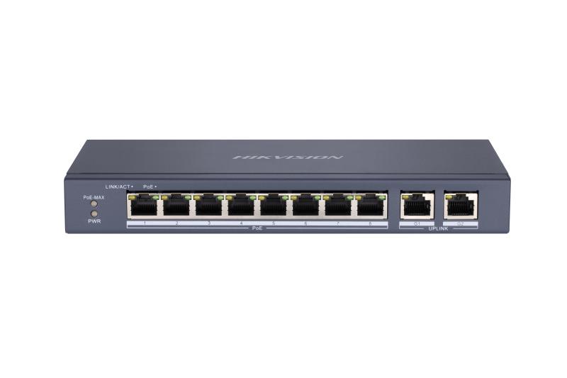 Hikvision 8 Port Fast Ethernet Unmanaged POE Switch DS-3E0310P-EM