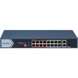 Hikvision 16 Port Fast Ethernet Unmanaged POE Switch DS-3E0318P-E/M(C)