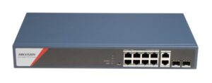 Hikvision 8 Port Gigabit Smart POE Switch DS-3E1512HP-SI-8P2T2F