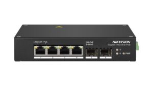 Hikvision 4 Port Gigabit Unmanaged Industrial Hi-POE Switch DS-3T0506HP