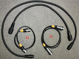 Hikvision Power cable and Network cable for 2AAA，1AAB and 2APA series