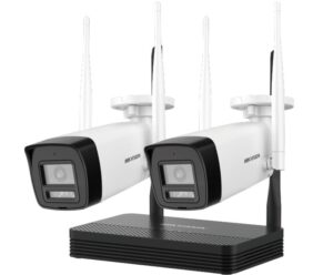 Hikvision 4MP H.265 TWO bullet  WiFi NVS Kit NKS424W0H