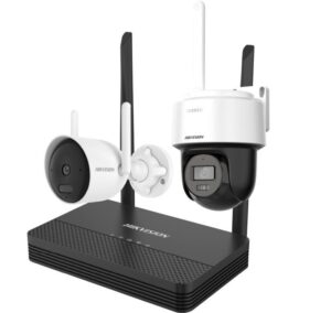 Hikvision 4MP Bullet + 4MP PT Dome WiFi NVS Kit NKS424WBPH